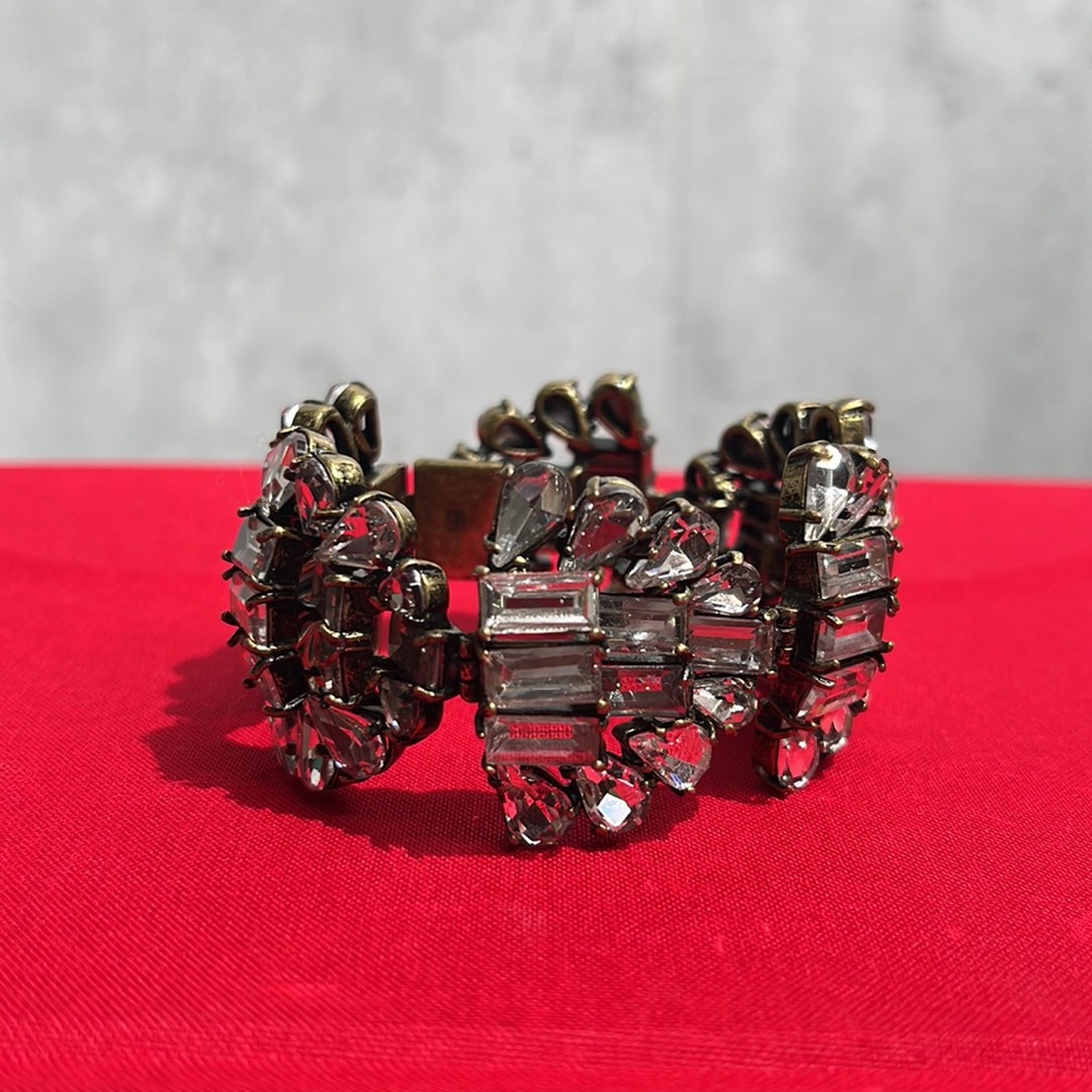 Art Deco Rhinestone Bracelet